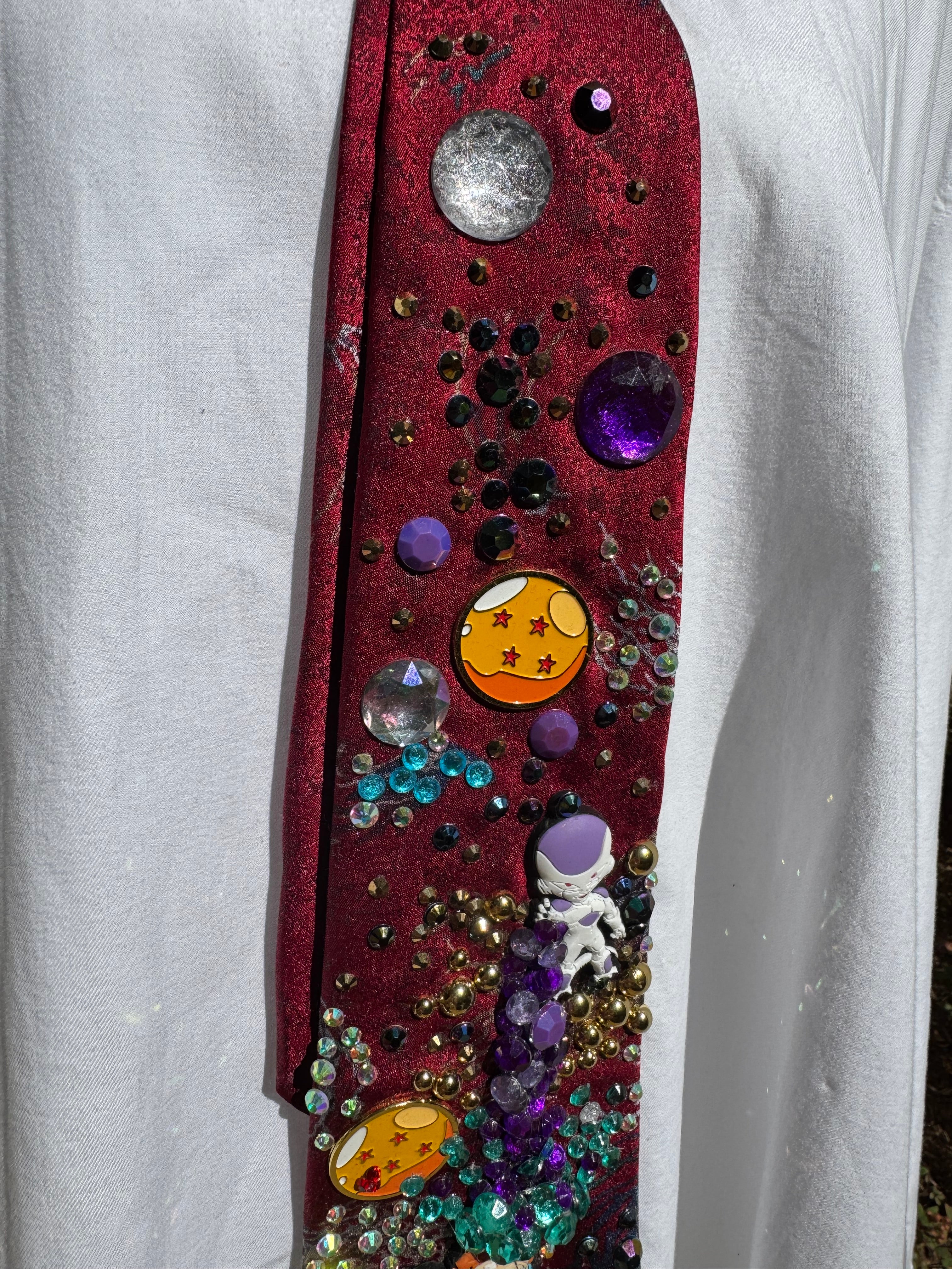 Marbled Red Super Saiyan Blue Goku Vs Frieza Full Action Dragon Ball Z Tie