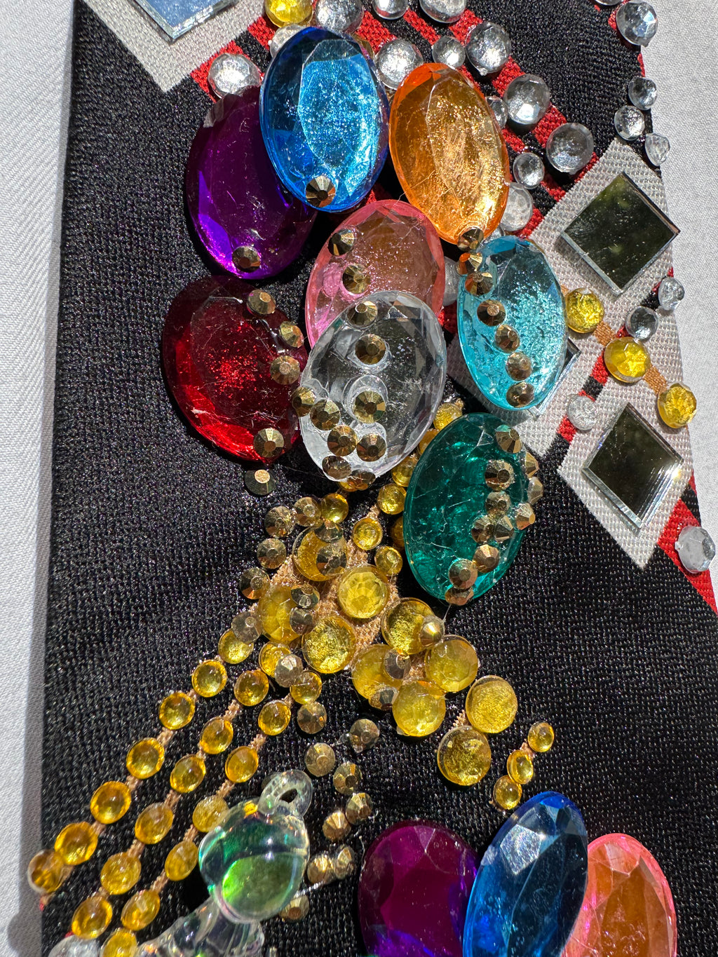 Black Astronauts Holding Onto Bunch of Balloons Space Royalty Tie