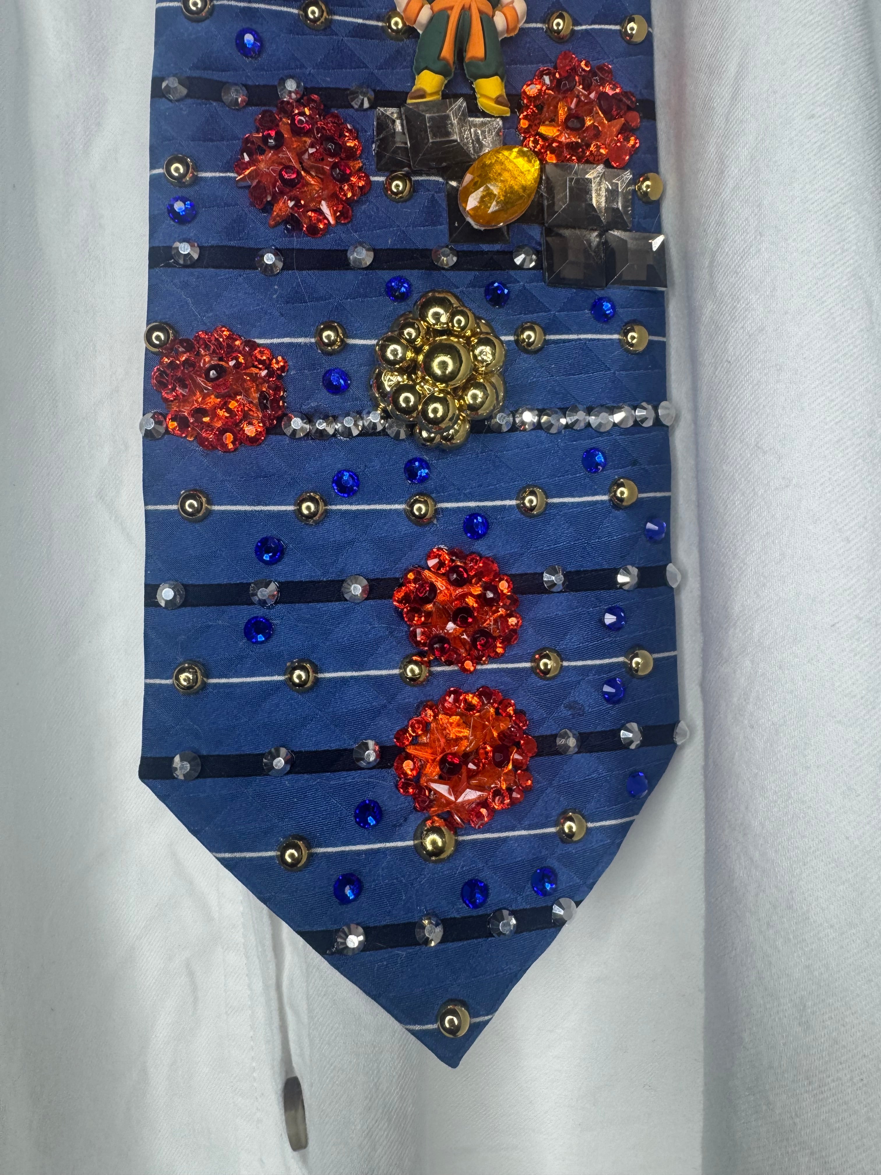 Navy Blue Trunkz Near All 7 Dragon Balls DBZ TIE