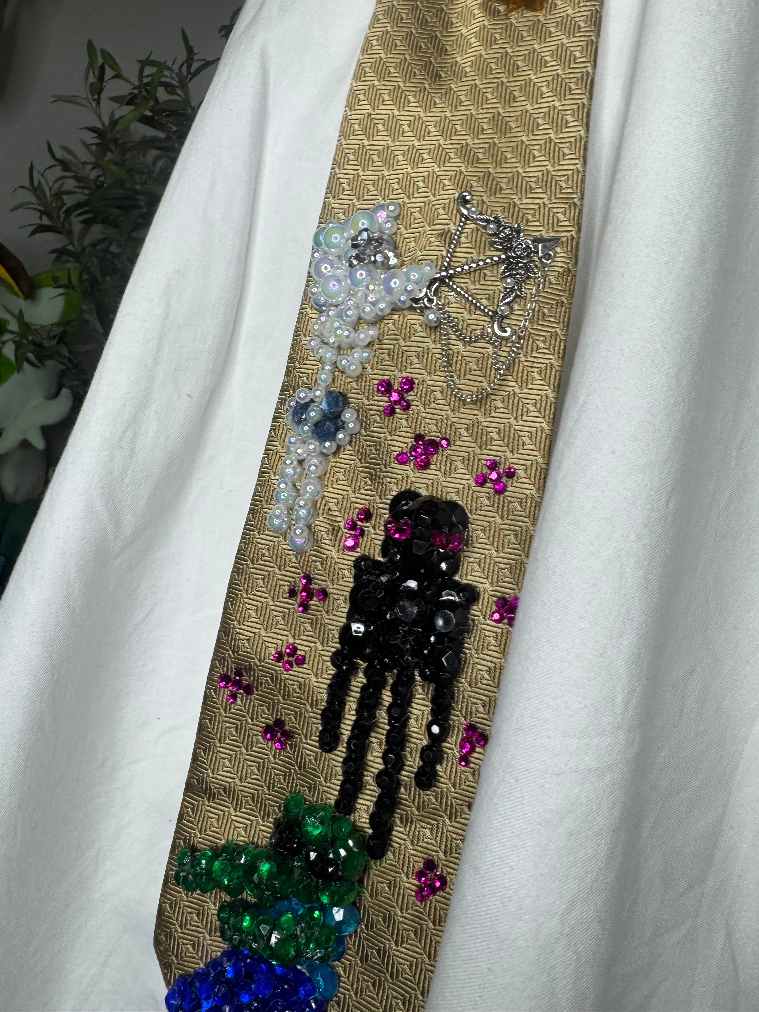 Gold Skeleton, Enderman, and Zombie Ultimate Minecraft Tie