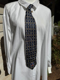 Navy Blue Teardrops High Class Royalty Tie