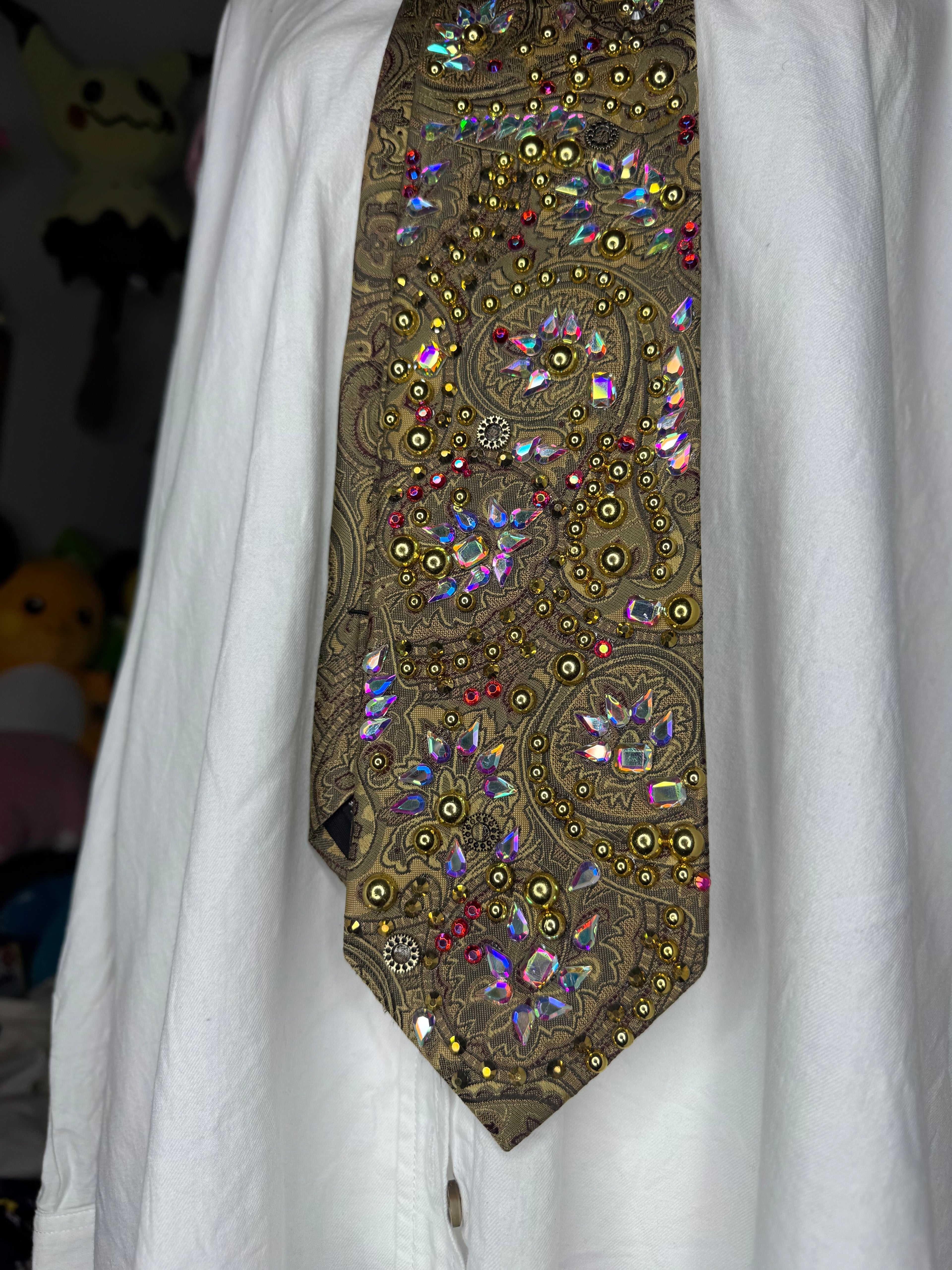 Gold Paisley High Class Royalty Tie
