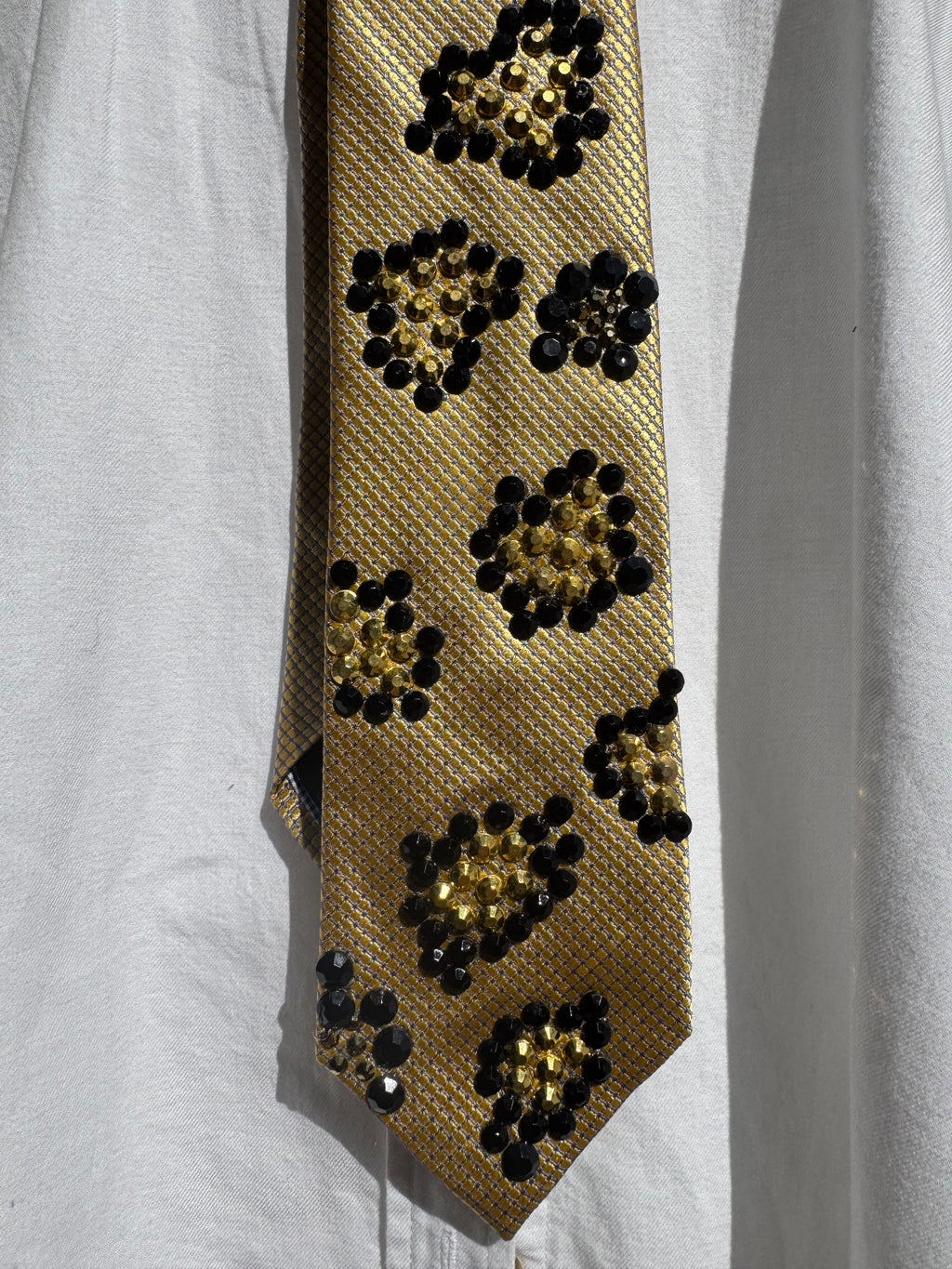 Gold Cheetah Print Royalty Nature Tie
