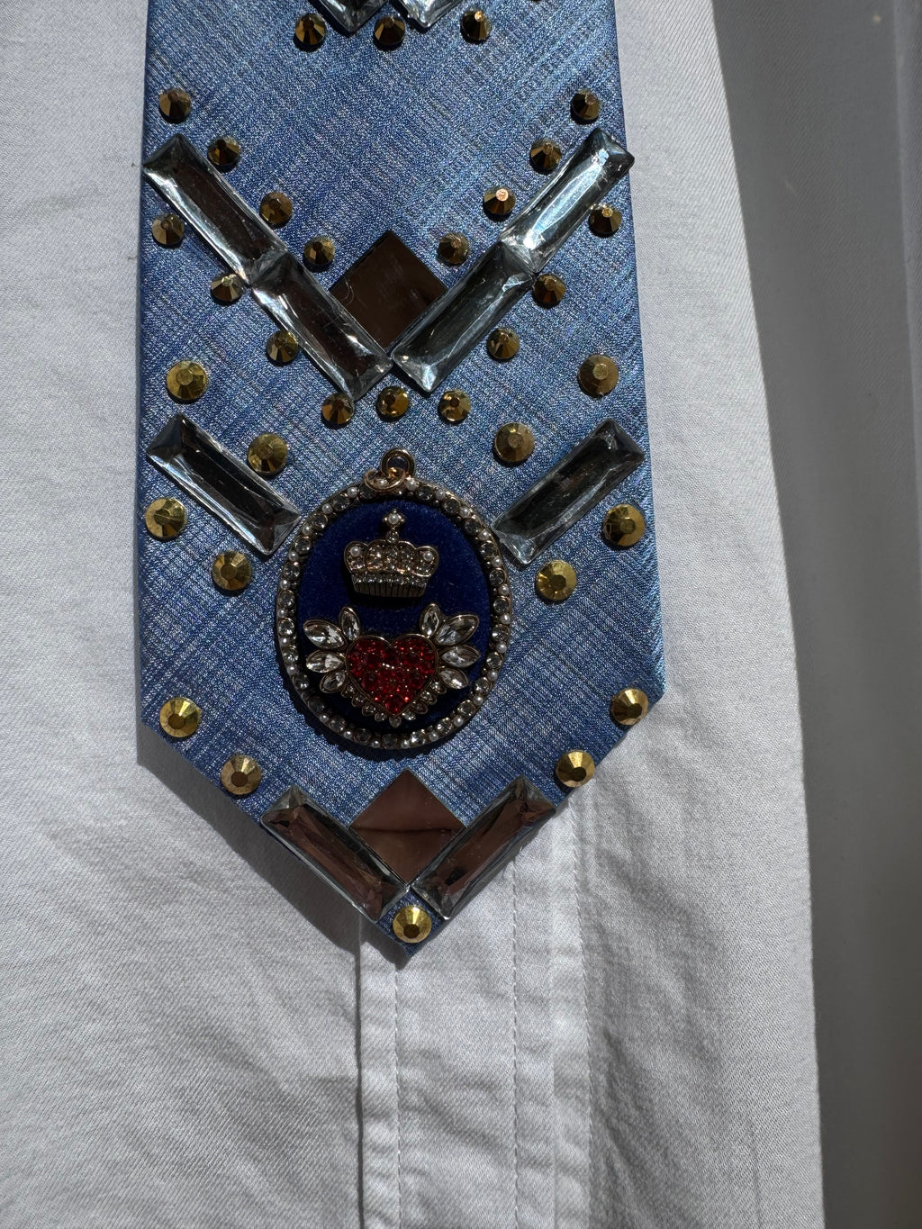 Light Blue High Class Royalty Pilot Tie