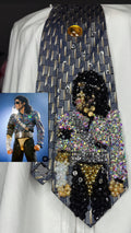 Grey Michael Jackson Iridescent Jackson Aura Farming 3 Minutes At Bucharest Dangerous World Tour 1992 Tie