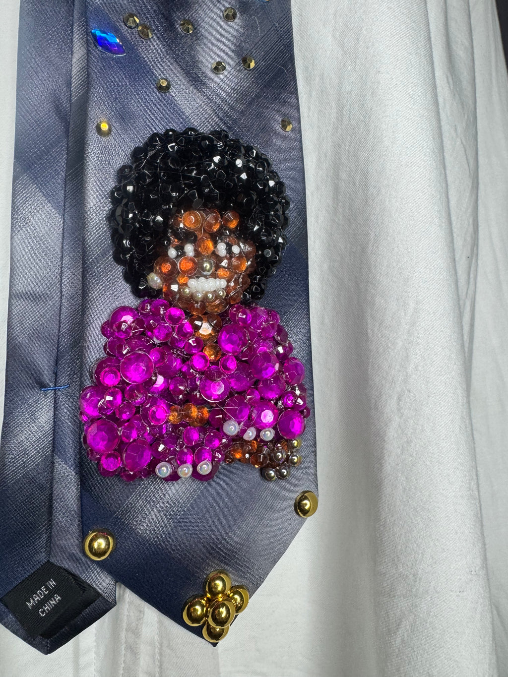 Navy Blue Young Michael Jackson Pink Polo Photoshoot Jackson 5 Tie