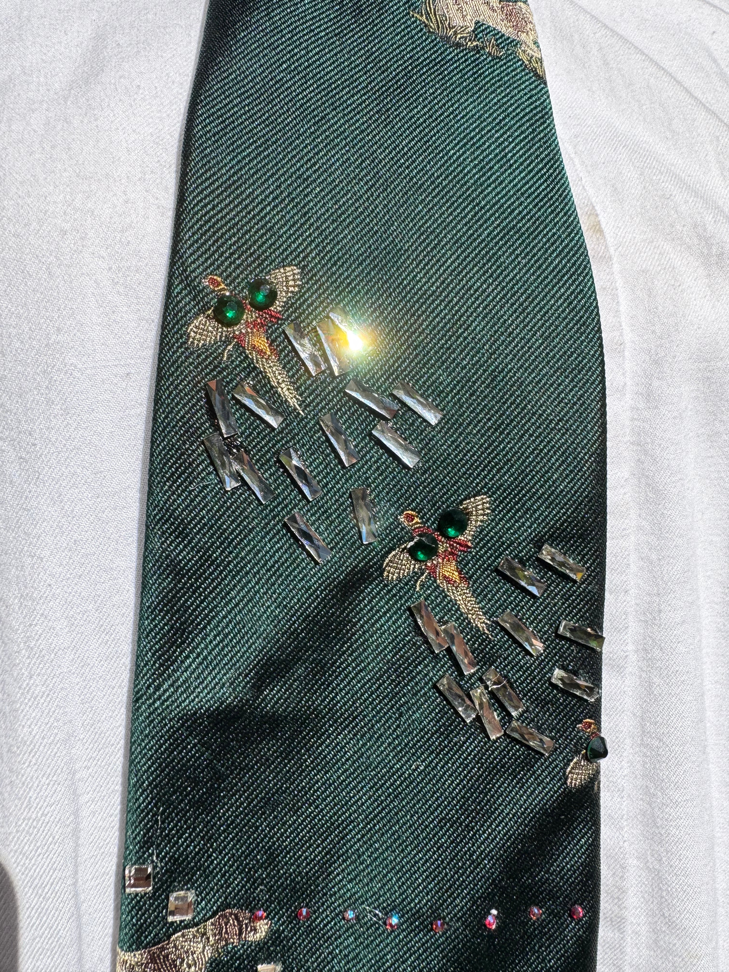 Dark Green Ducking Hunting Season Tie