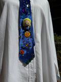 Blue Silk Android 18 Aura Farming on Dragon Ball DBZ Tie