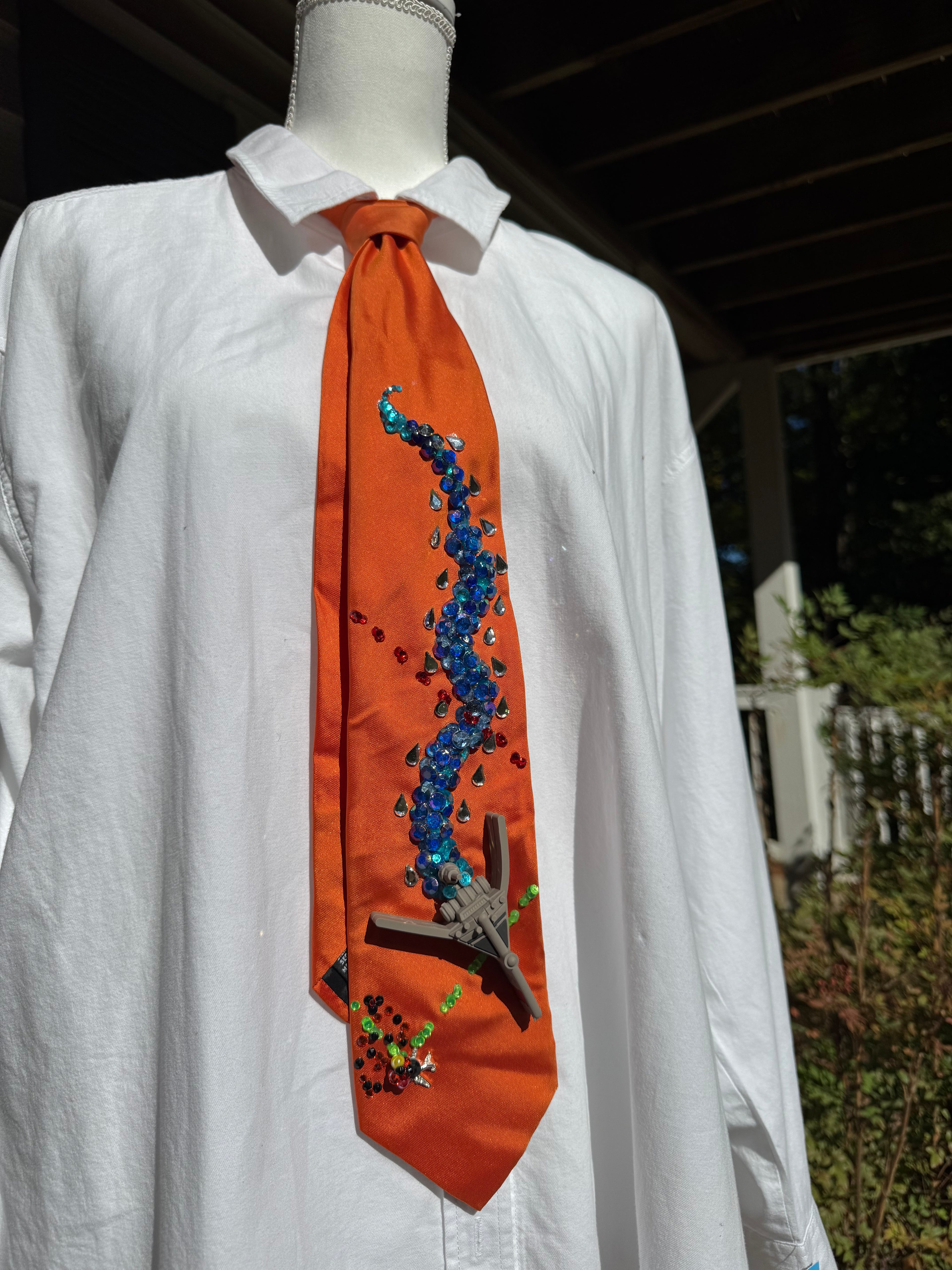 Orange T16 Skyhopper In Combat Star Wars Tie