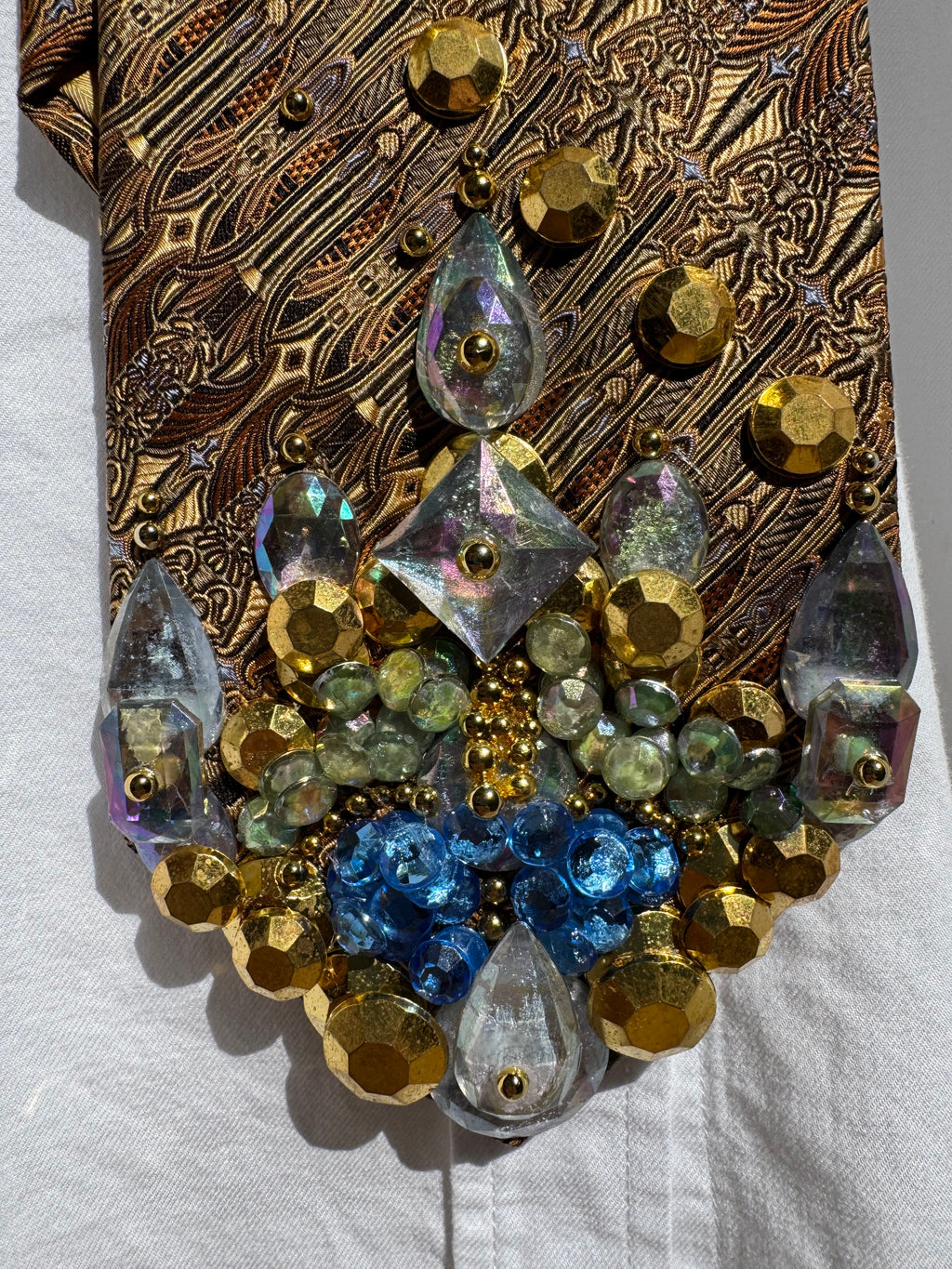 Gold Overview of Ice Castle High Class Royalty Tie