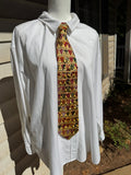 Gold Renaissance Medieval Shields High Class Royalty Tie