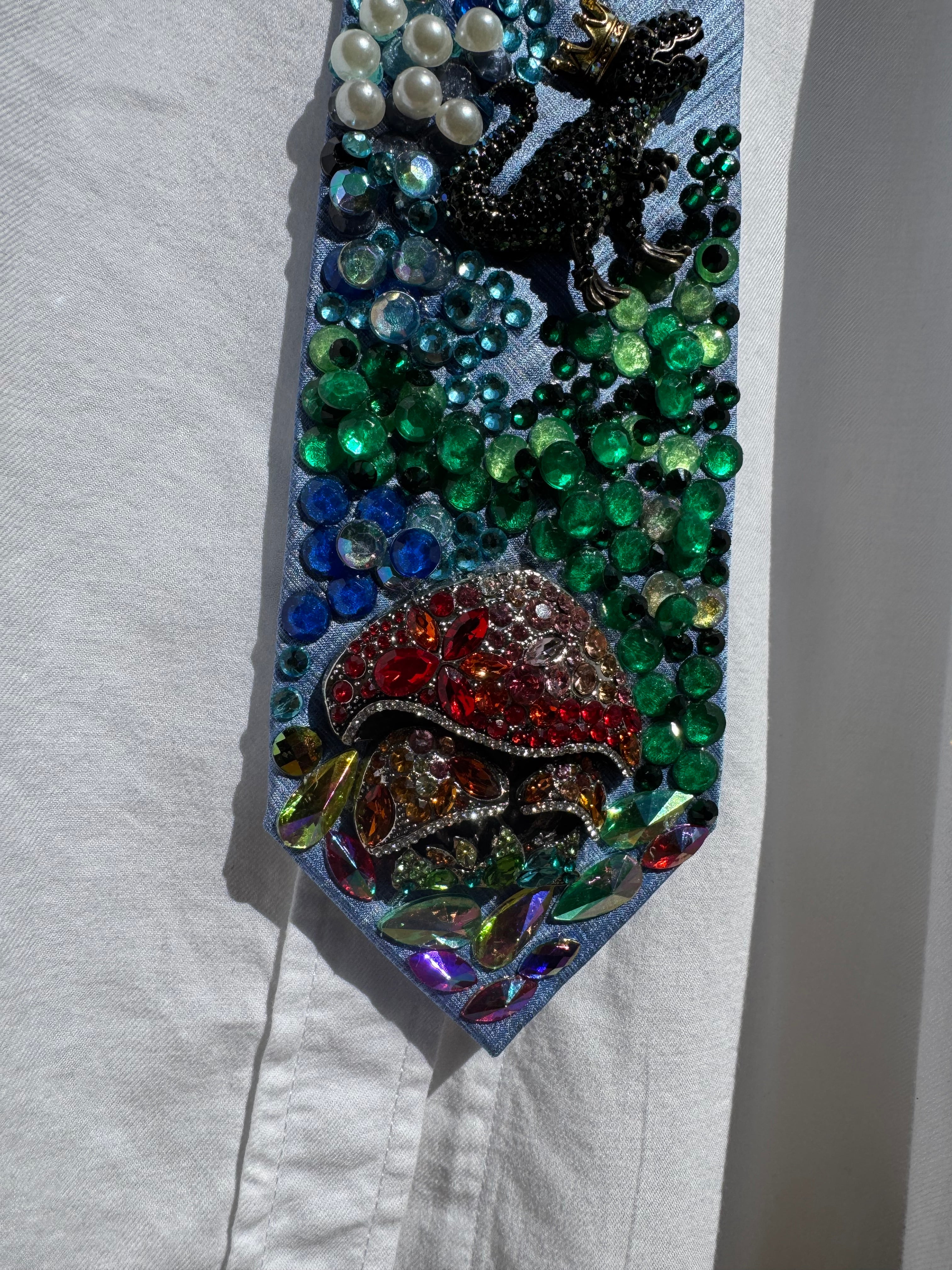 Light Blue Jurassic Park Dinosaur Era Tie