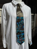 Dark Green Ice Age Ice Cave Exploration Tie