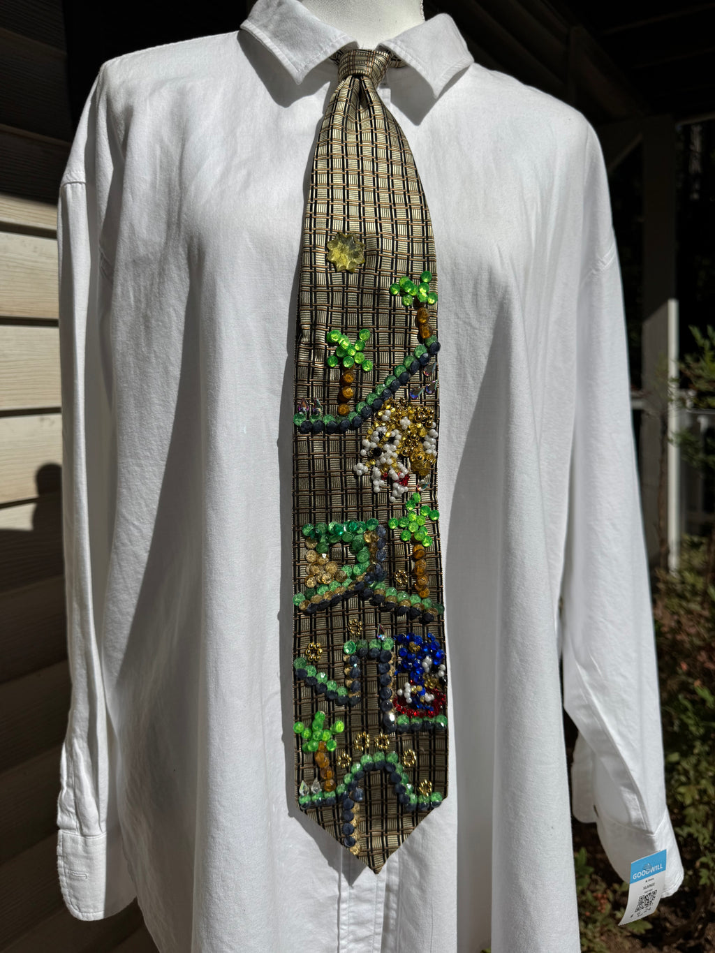 Beige Supersonic and Tails Sonic the Hedgehog Video Game Tie