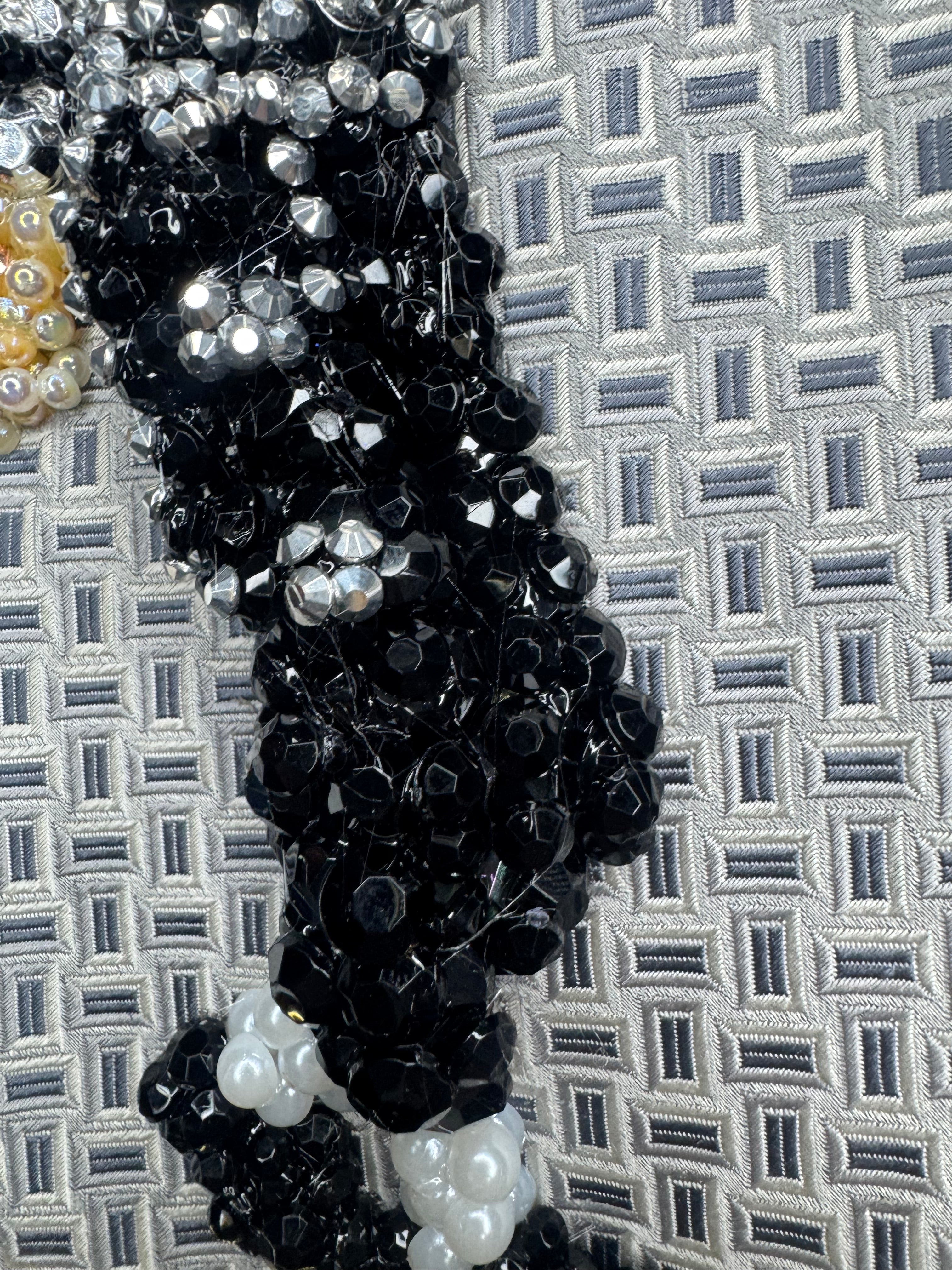 Grey Michael Jackson Hitting Rattle Snake Move Wembly Concert Bad Tour 1988 Tie