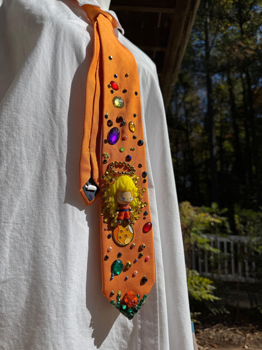 Orange Goku Super Saiyan 3 God Mode Dragon Ball Z Tie