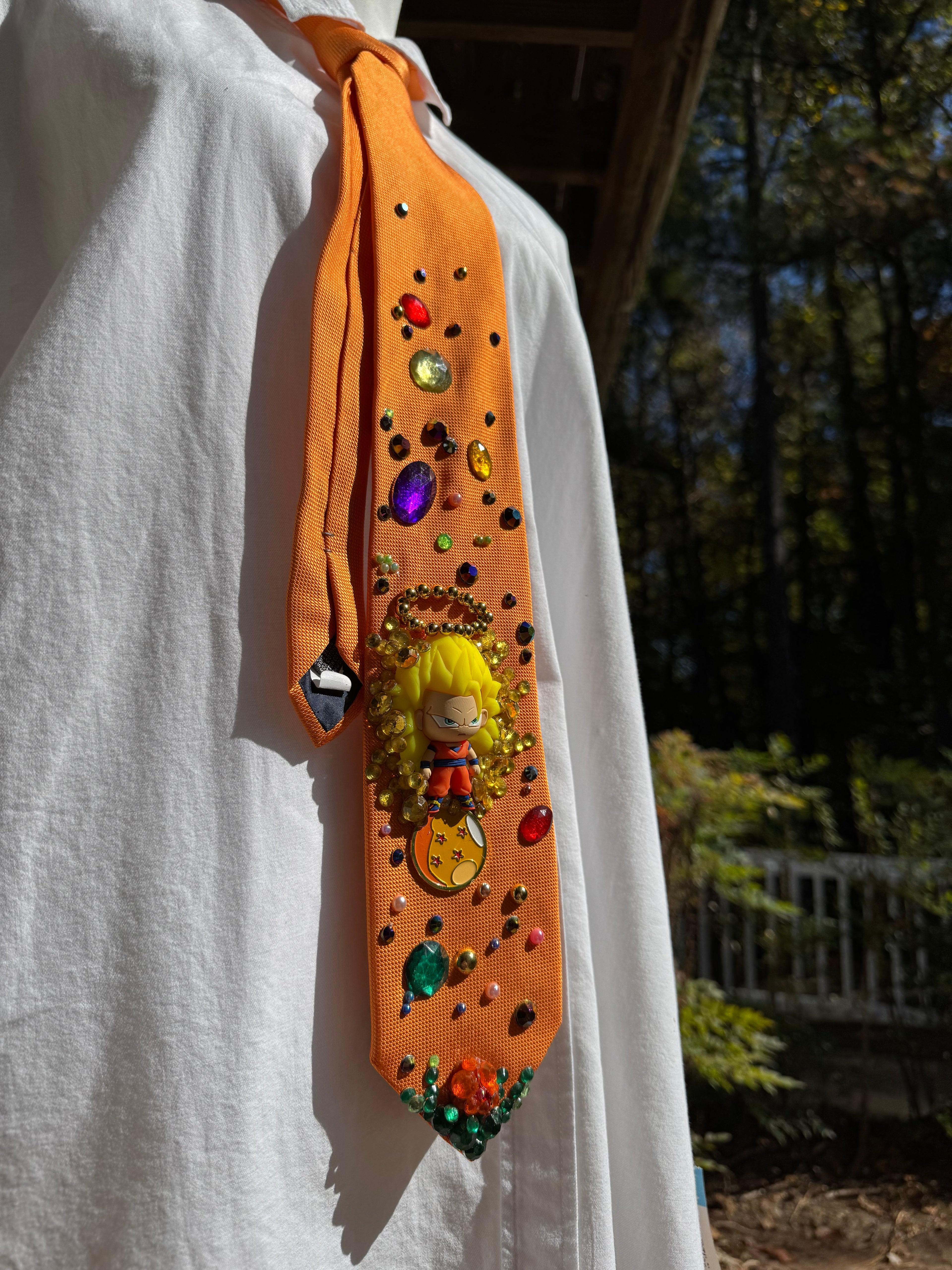 Orange Goku Super Saiyan 3 God Mode Dragon Ball Z Tie