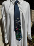 Navy Blue Jurassic Park Dinosaur Age Tie