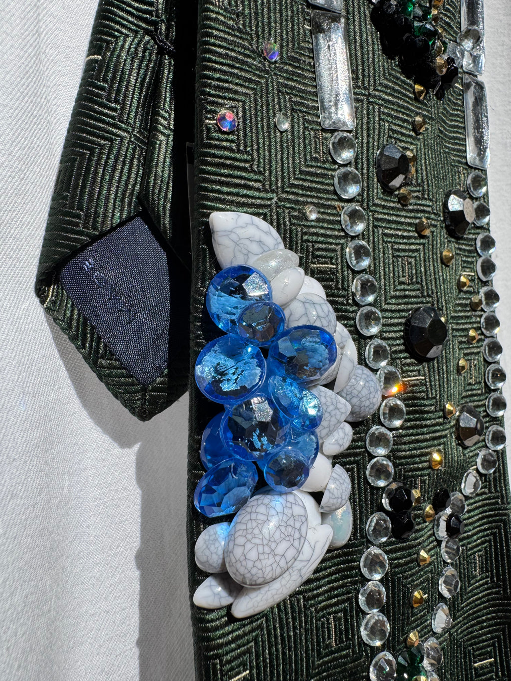 Dark Green Mini Golf Course Golfer Tie