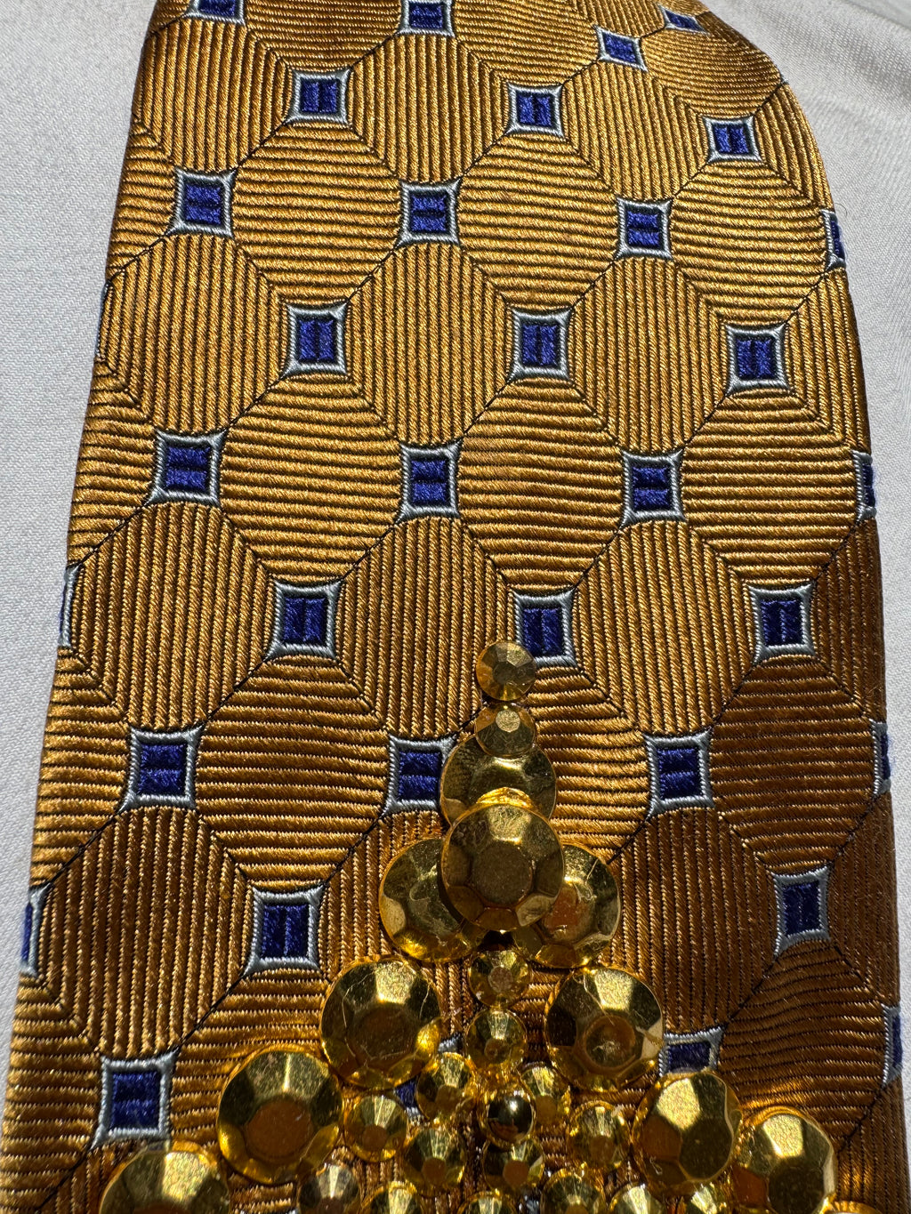 Gold King In His Taj Mahal Kingdom High Class Royalty Tie