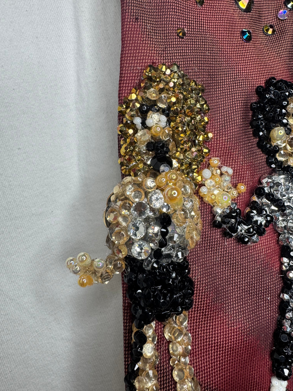 Fire Red Michael Jackson & Sheryl Crow Singing “I just Cant Stop Loving You” Live Wembly Concert for Bad Tour 1988 Tie