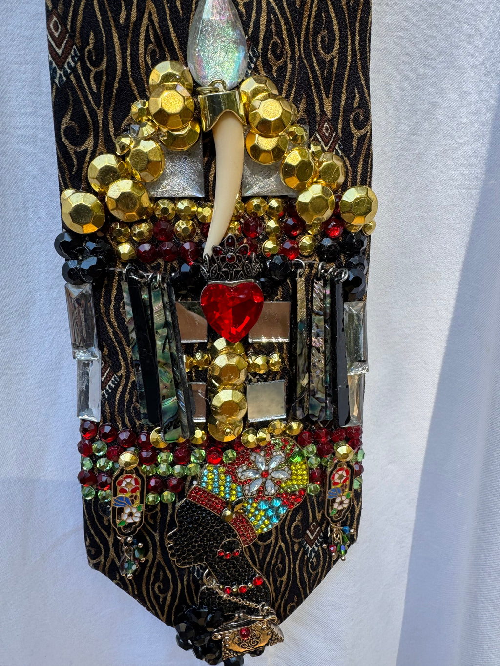 Brown African Safari Mansion Nature Royalty Tie