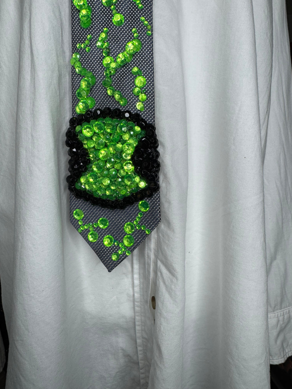 Grey Ben10 Activated Watch Glow in the Dark Tie