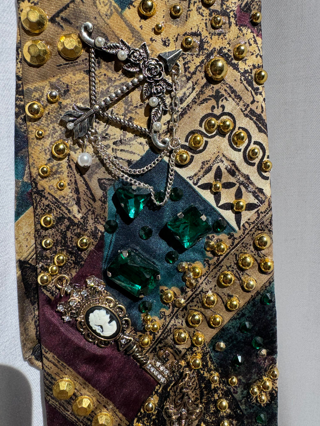 Gold Renaissance Ceiling Printed High Class Royalty Tie