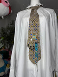 Beige Tropical Treasure Box of Turtles Royalty Tie
