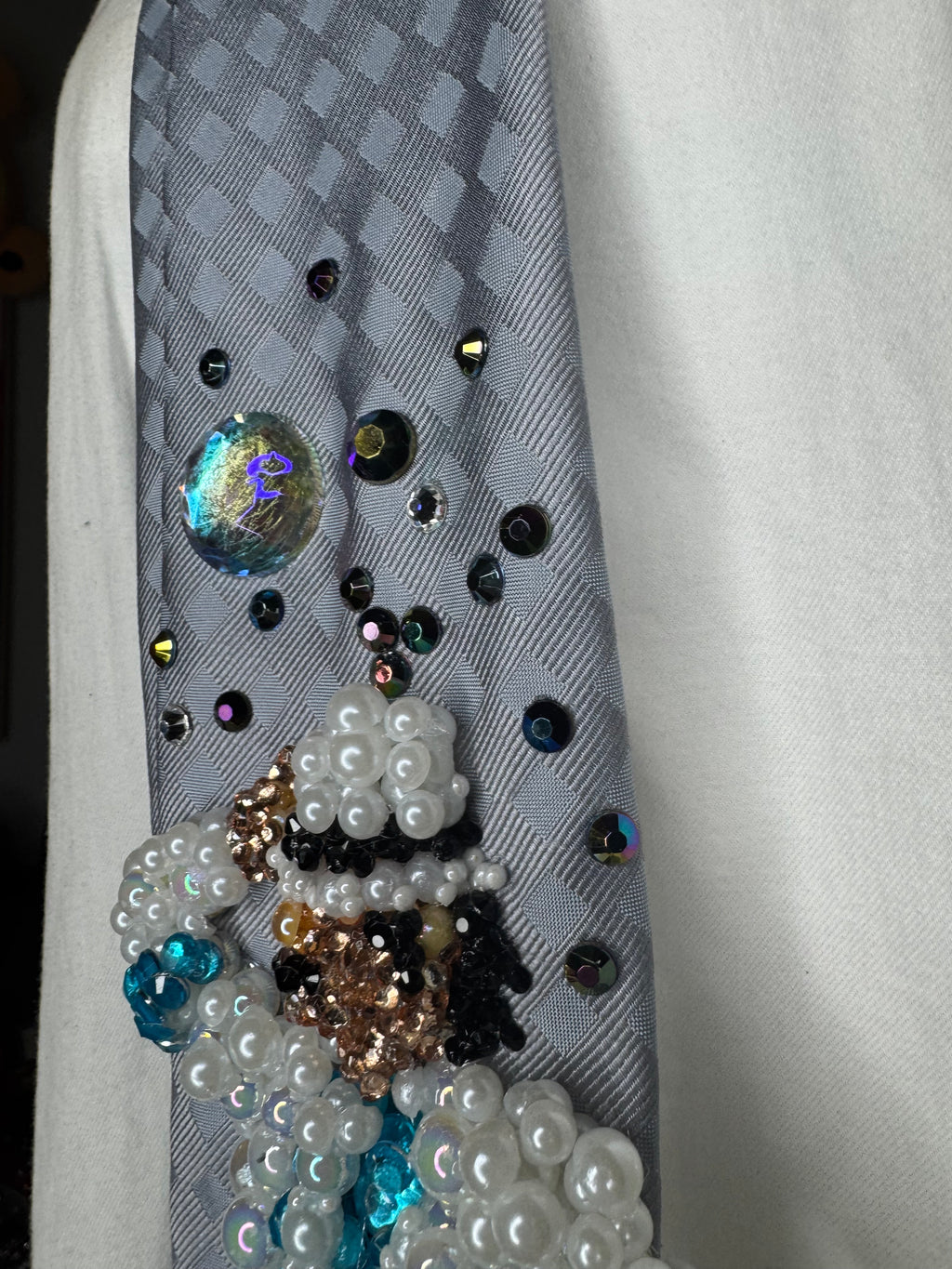 Light Blue Michael Jackson Hitting Hat Grab Leaned Back Walk Move In Smooth Criminal Music Video Tie