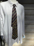 Navy Blue and Gold Locksmith Keys Royalty Tie