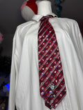 Red Crystal Key to Heart Royalty Tie
