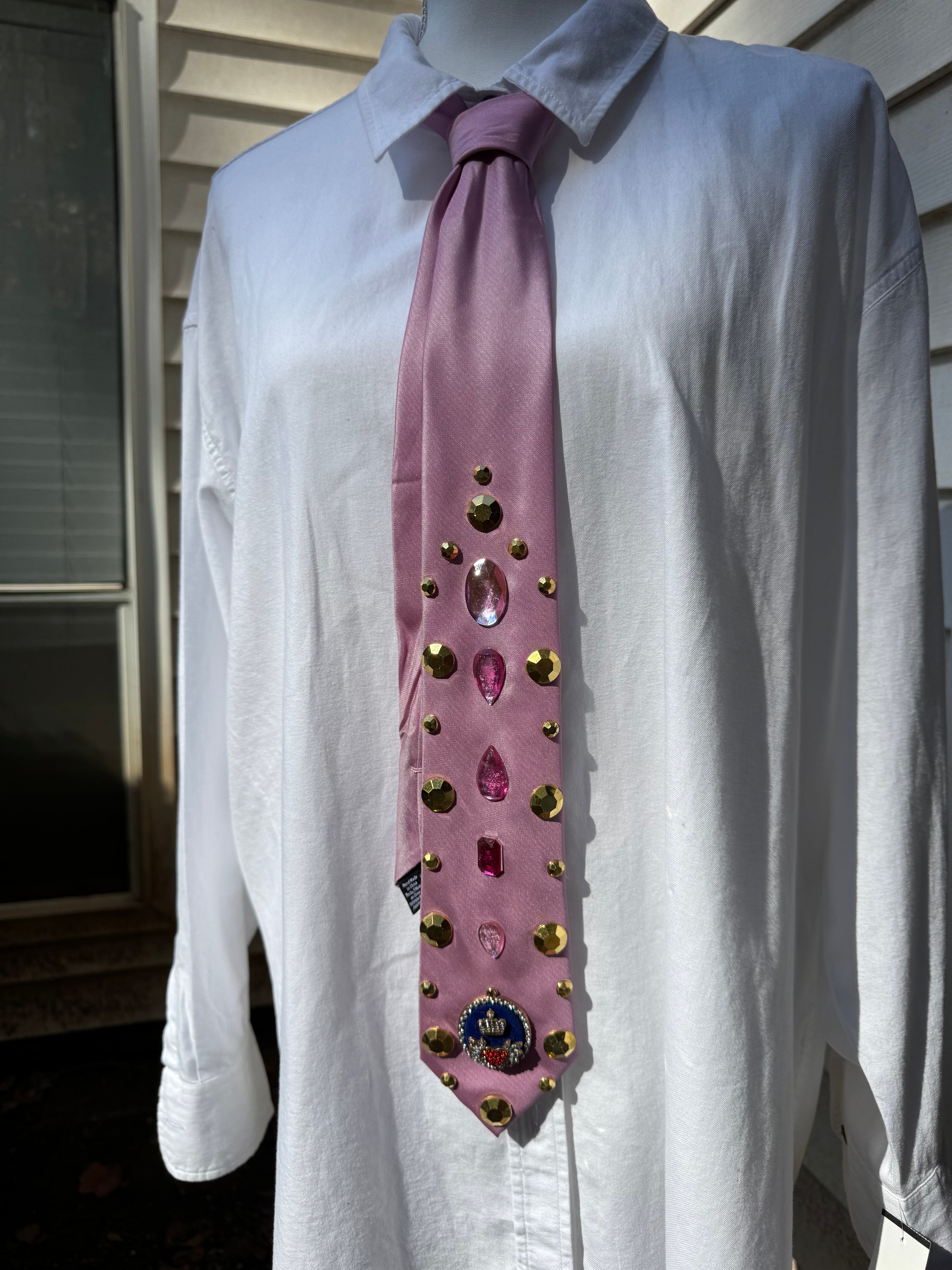 Pink High Class Royalty Tie