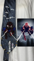 Grey Silk Toby Maguire Shooting Both Webs in the Air for Spiderman 2 Poster Tie
