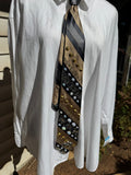 Brown and Grey Striped High Class Royalty Tie