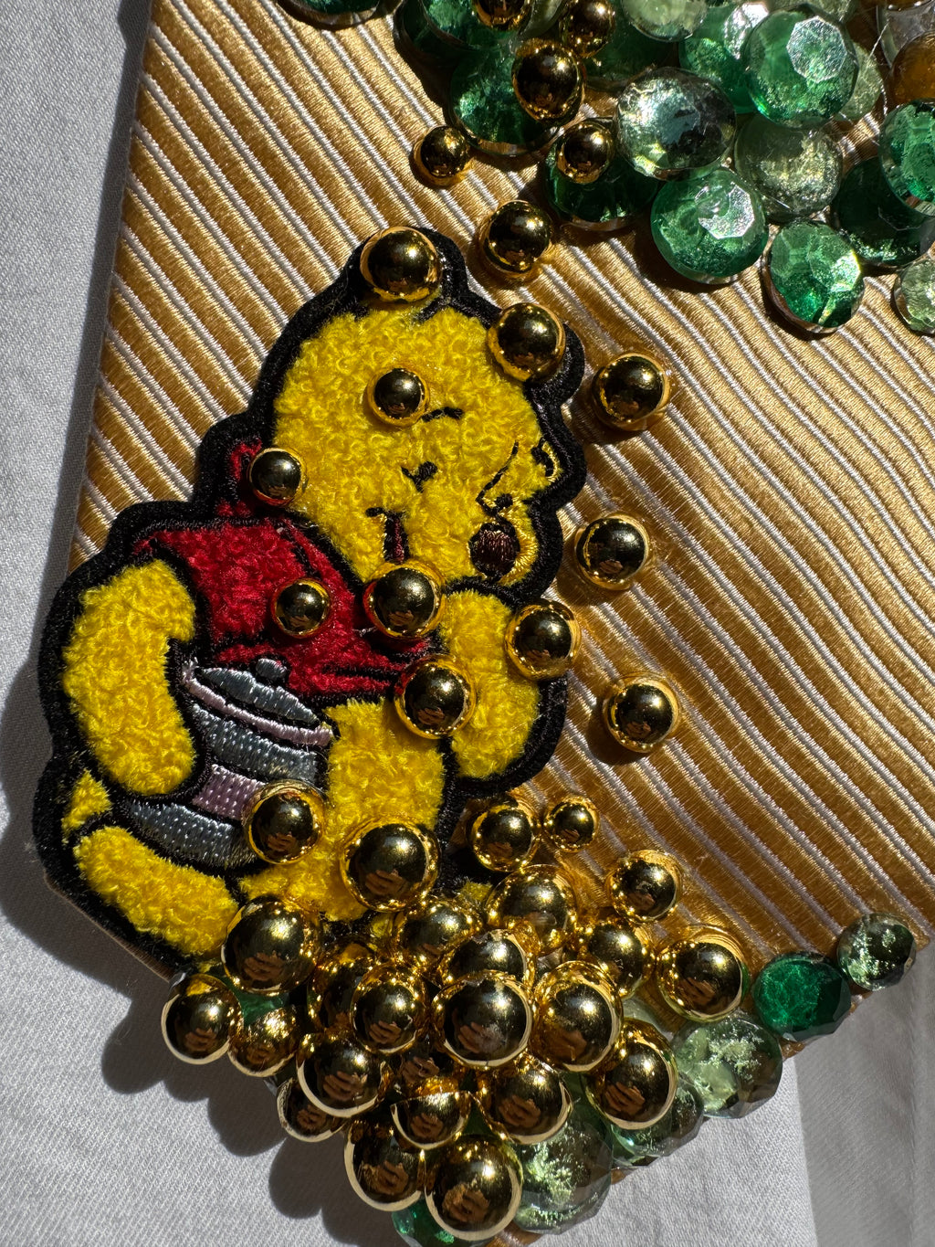 Yellow Winnie the Pooh Under HoneyPot Dripping Movie Tie