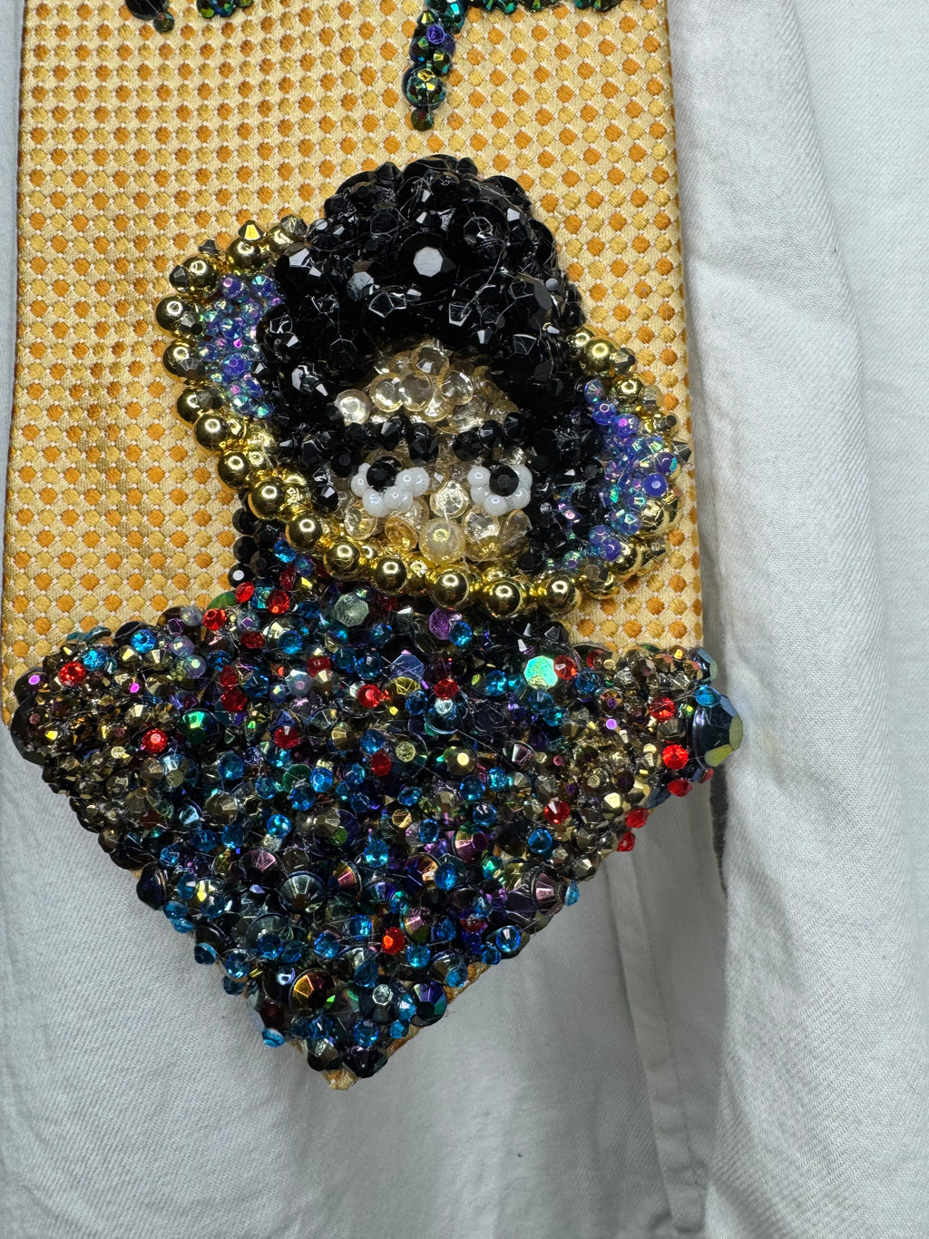 Gold Michael Jackson Xscape Album Cover Tie