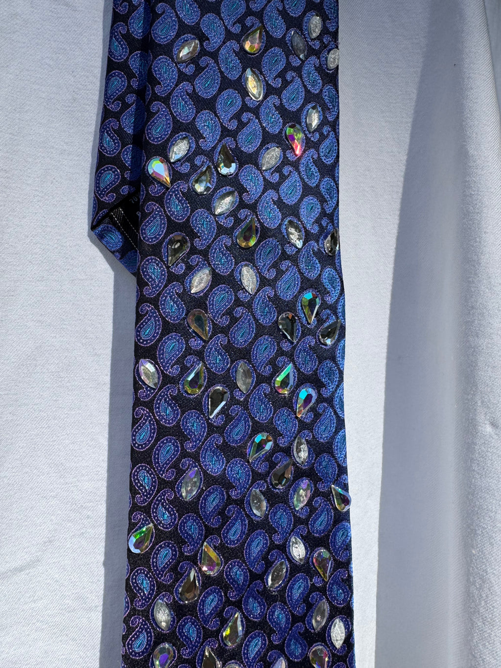 Purple Wizard Tear Drop Royalty Tie