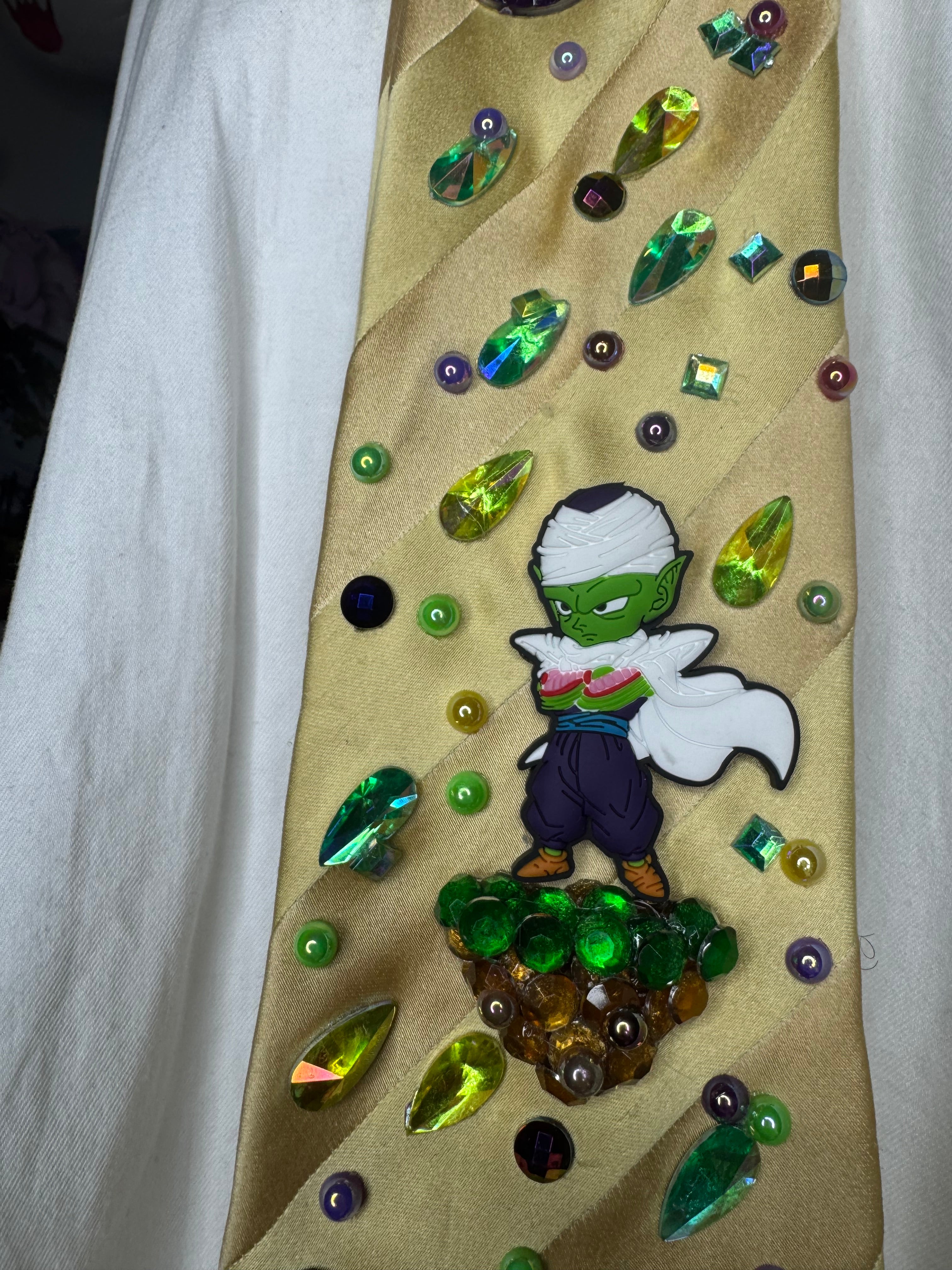 Yellow Piccolo Aura Farming His Fit In Space Dragon Ball Z tie