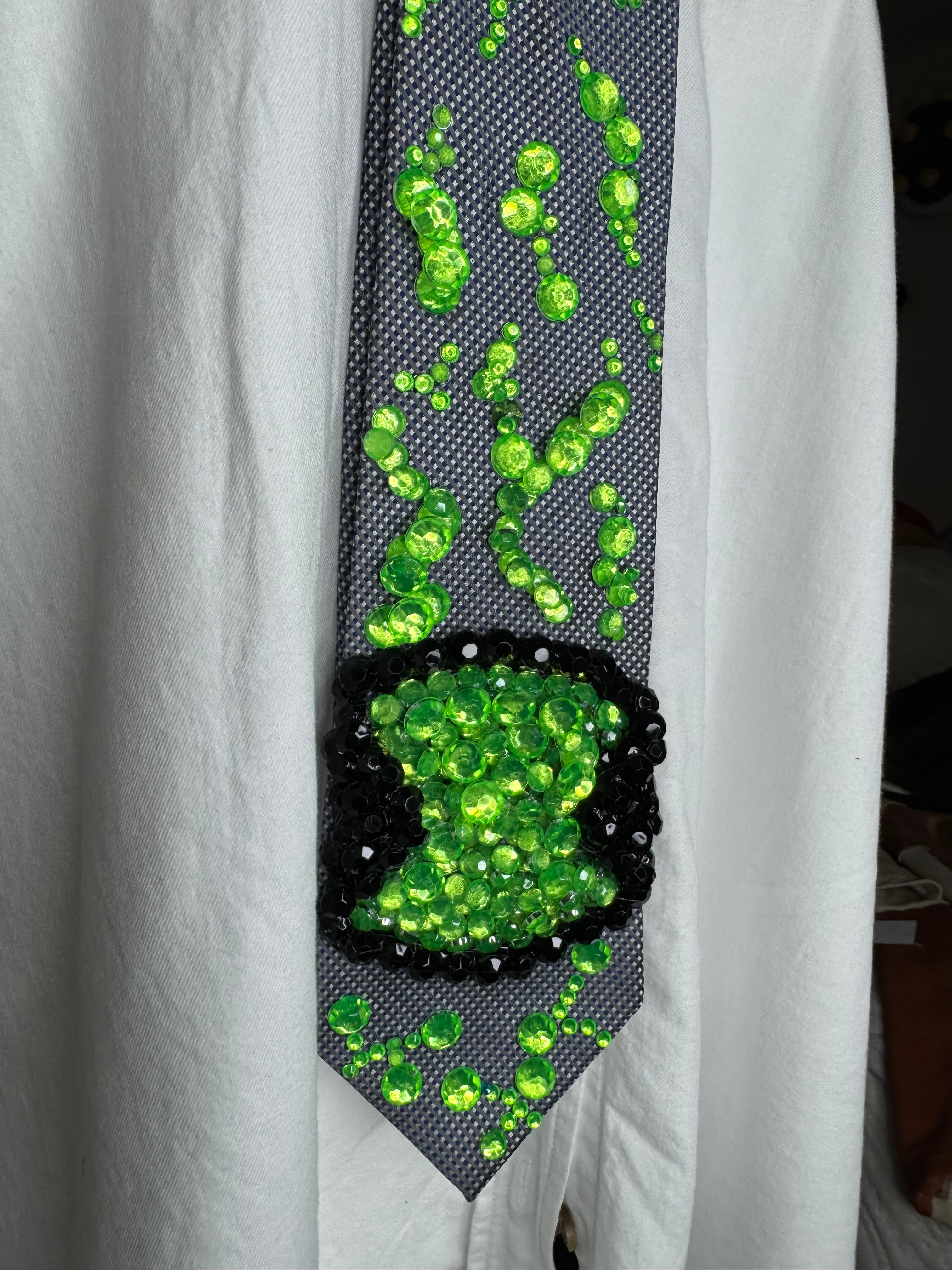 Grey Ben10 Activated Watch Glow in the Dark Tie