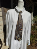 Gold Iridescent and Purple Aura High Class Royalty Tie