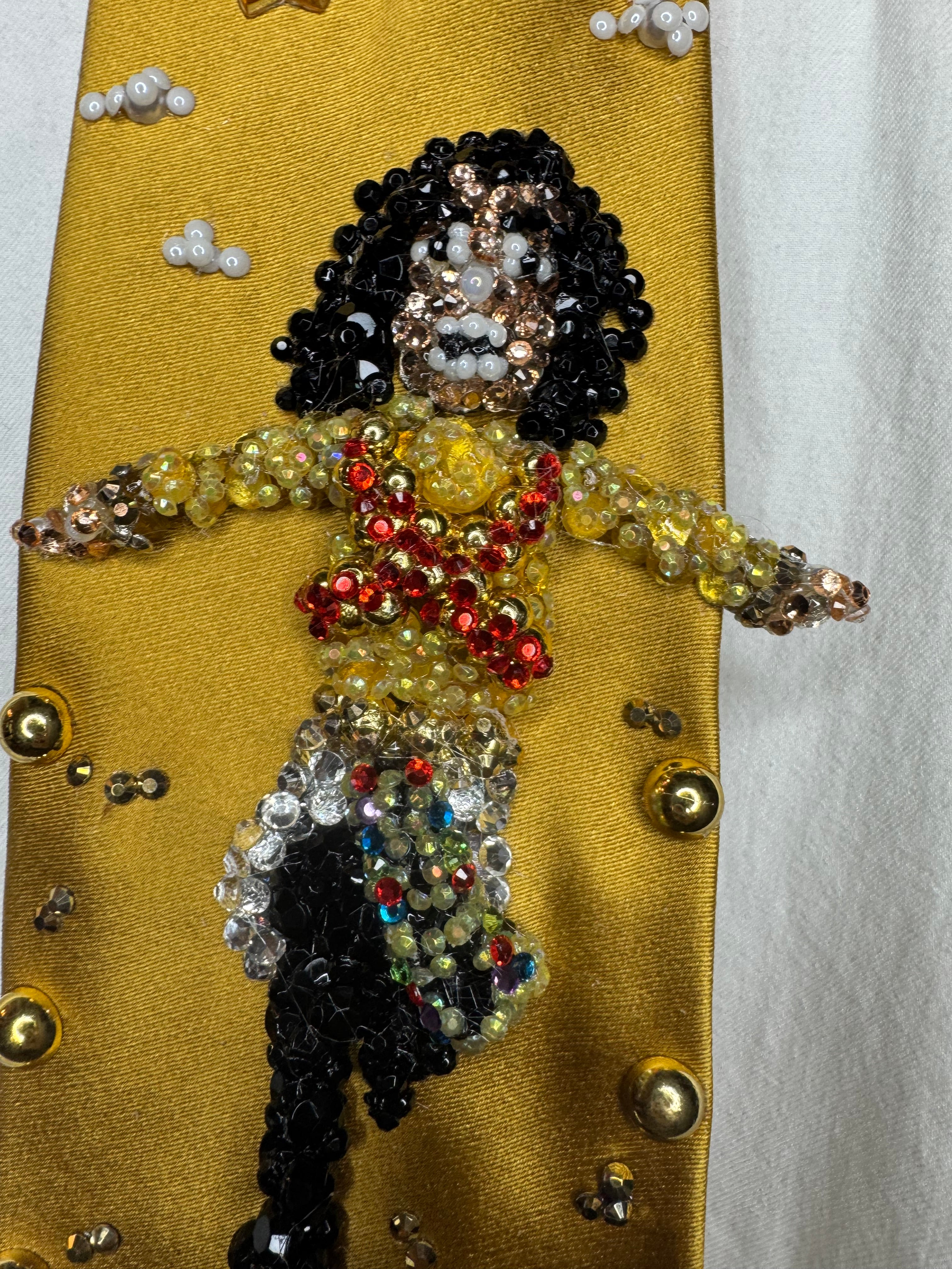 Gold Silk Michael Jackson Hitting T Jump to Hand Tut Twist Double Dance Scene from Remember the Time Short Film
