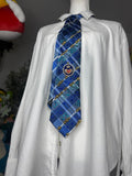 Blue Plaid High Class Royalty Tie
