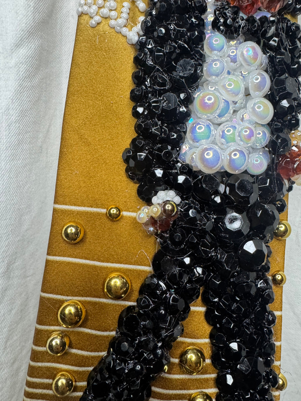 Gold Michael Jackson Off the Wall Album Cover Royalty Tie