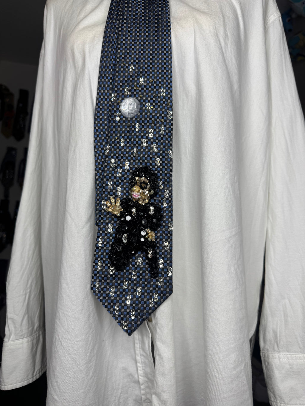 Navy Blue Michael Jackson Reaching Out In the Rain Singing for Stranger in Moscow Music Video
