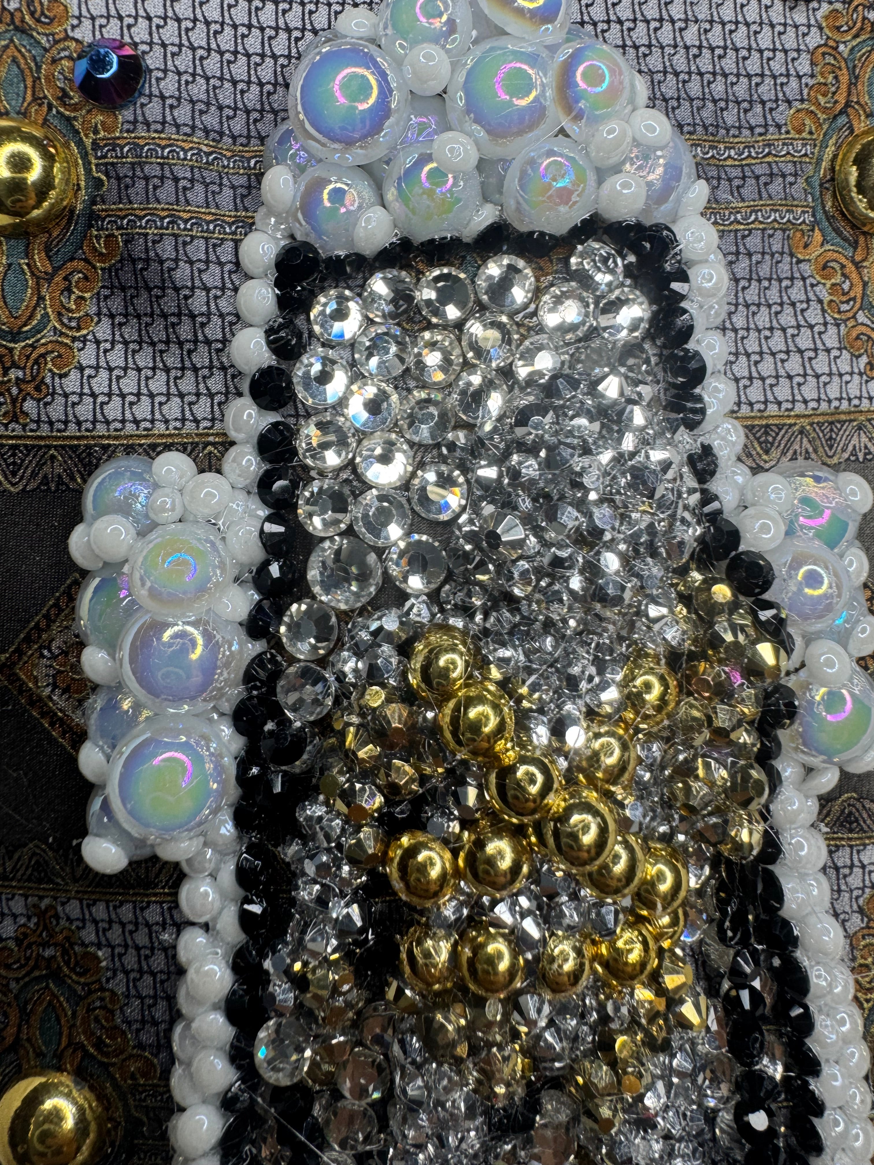 Olive Green and Blue Michael Jackson Chrome Armor MJ-2040 Space Shuttle Intro For HIStory World Tour In Munich 1997 Tie