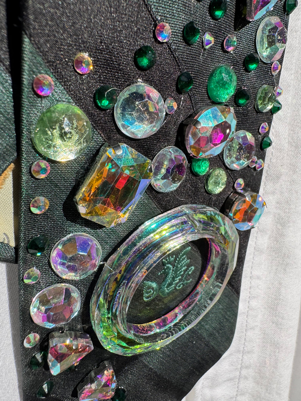 Dark Turquoise Iridescent River Royalty Tie