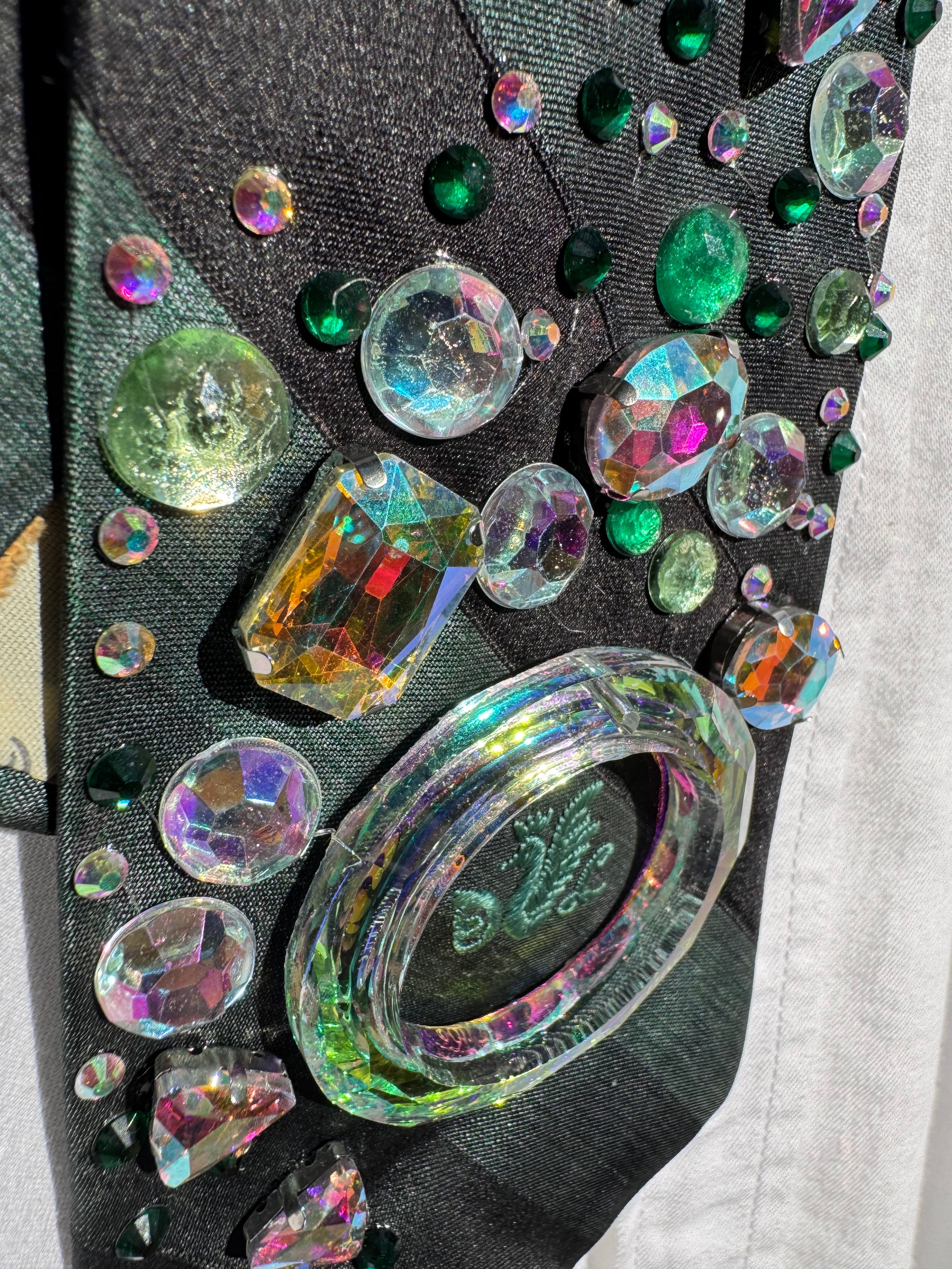Dark Turquoise Iridescent River Royalty Tie