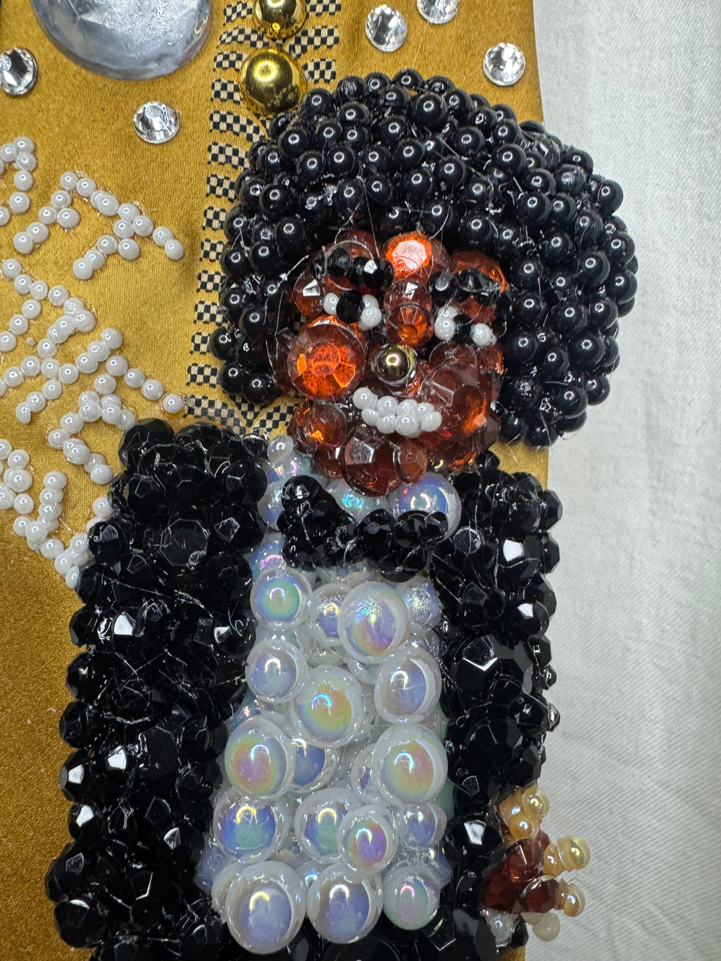 Gold Michael Jackson Off the Wall Album Cover Royalty Tie