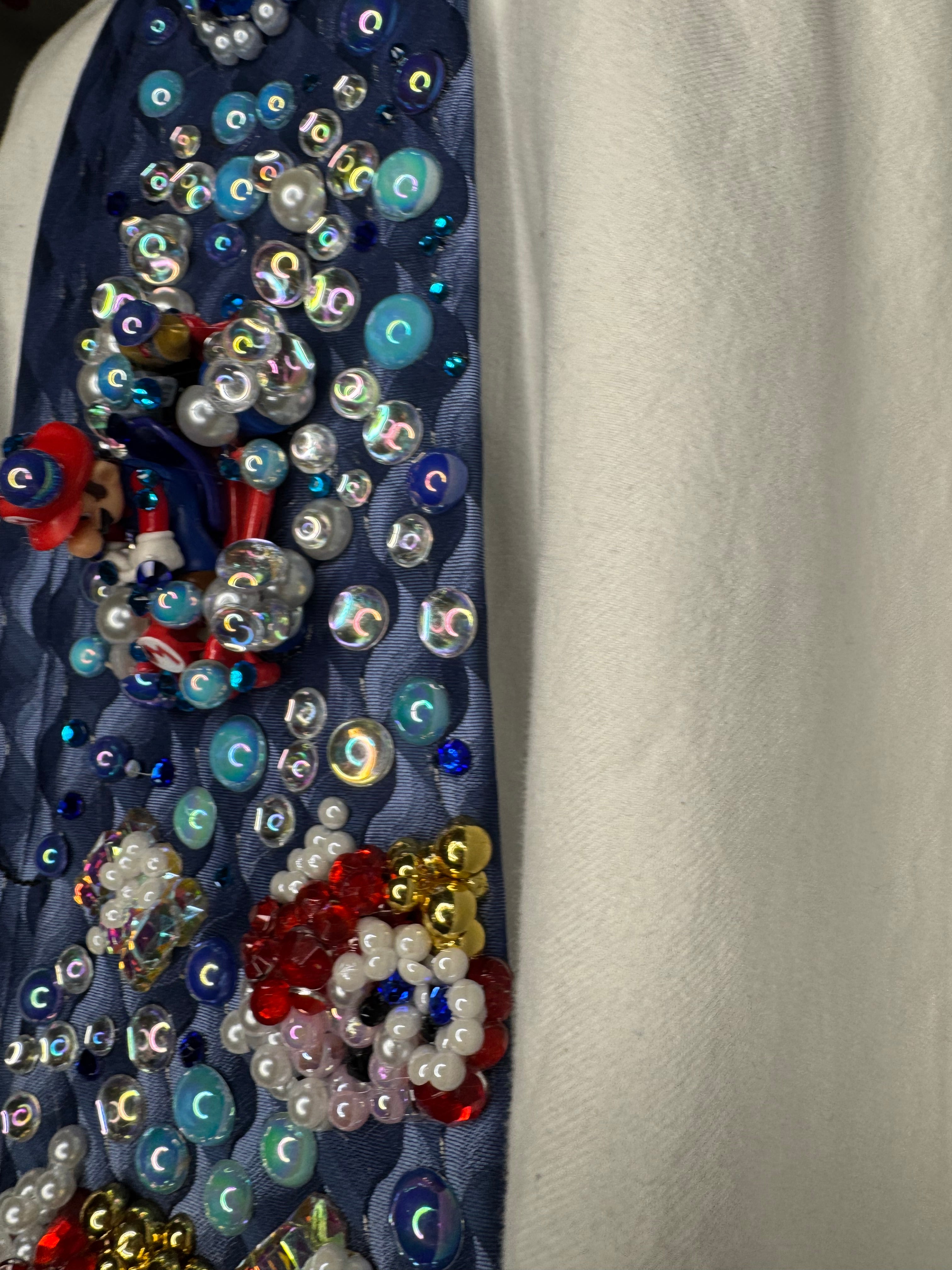 Blue Mario Dodging Blue Shell Underwater on Cheep Cheep Beach 200cc Mario Kart Tie